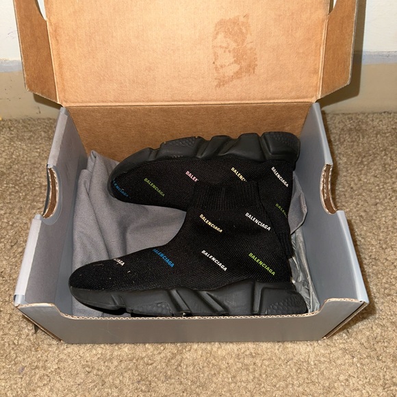 Toddler Balenciaga Sock Trainers Size 25-26 (9c-9.5c) - Picture 4 of 8